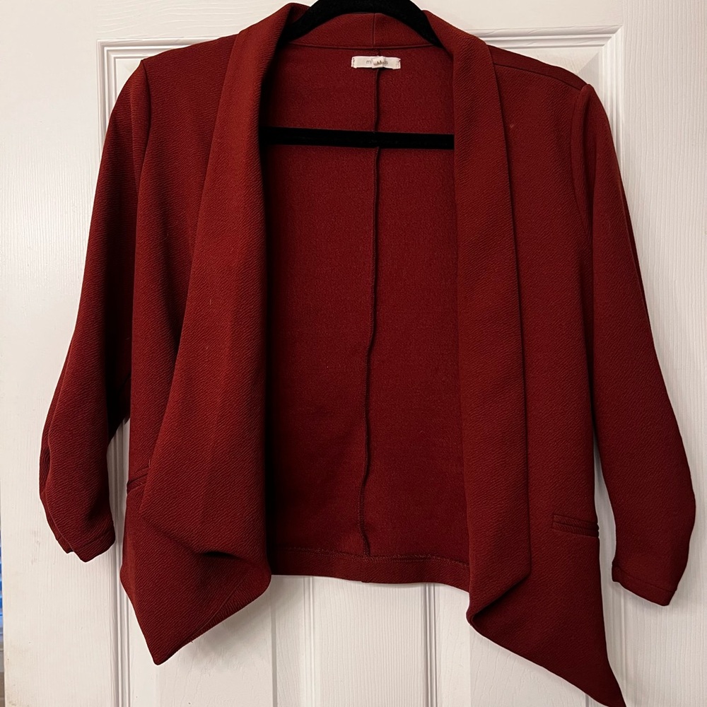 Maroon Blazer - Size M